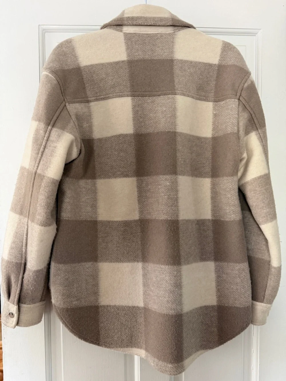 A&F Plaid Shacket - Picture 4 of 5